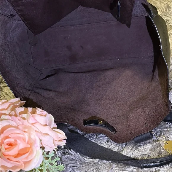 Coach Black Leather Tote Bag - Picture 9 of 12